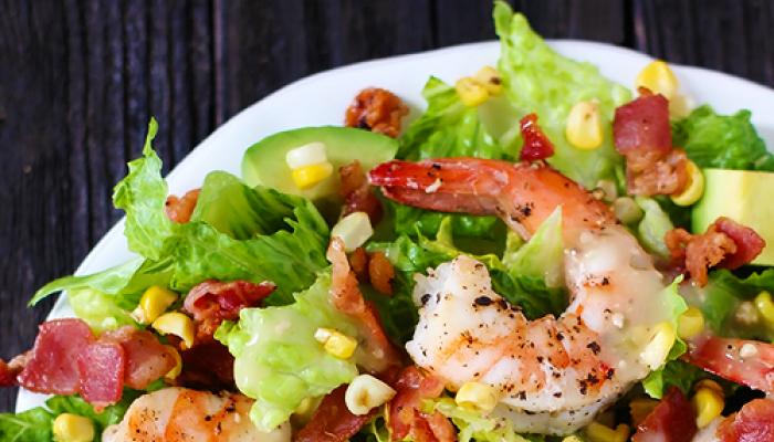 Salad with shrimp and corn: recipes with photos