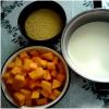 Millet porridge in a pressure cooker