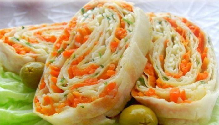 Five recipes for lavash rolls with curd filling - the perfect snack!
