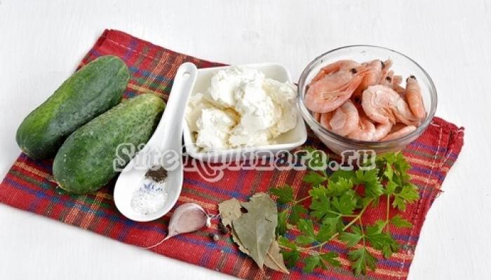 Canapés con camarones recetas y fotos Canapé de pepino con camarones como hacer